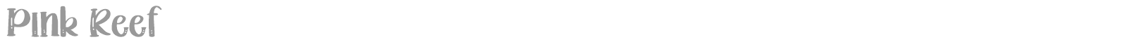 Pink Reef font preview